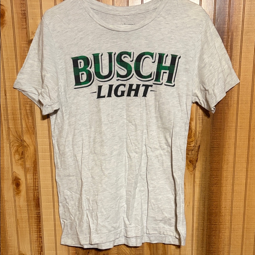 Busch Light Gray Short Sleeve Tee